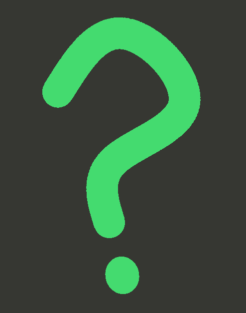 picture of green questionmark